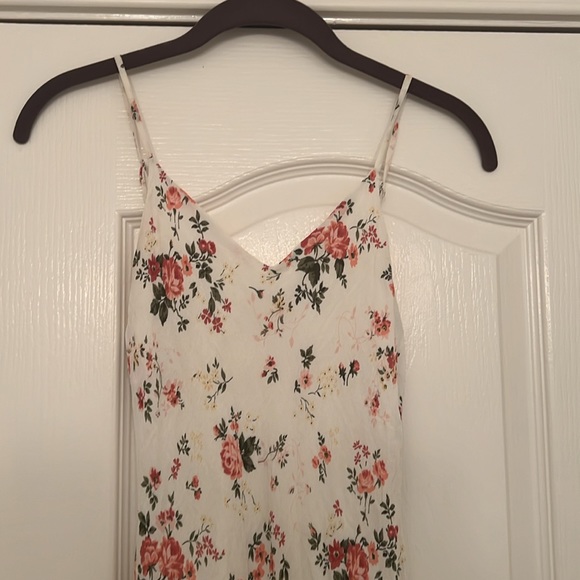 Reformation Germain Maxi Dress in Rose Floral with Spaghetti Straps Size XS - Picture 3 of 11